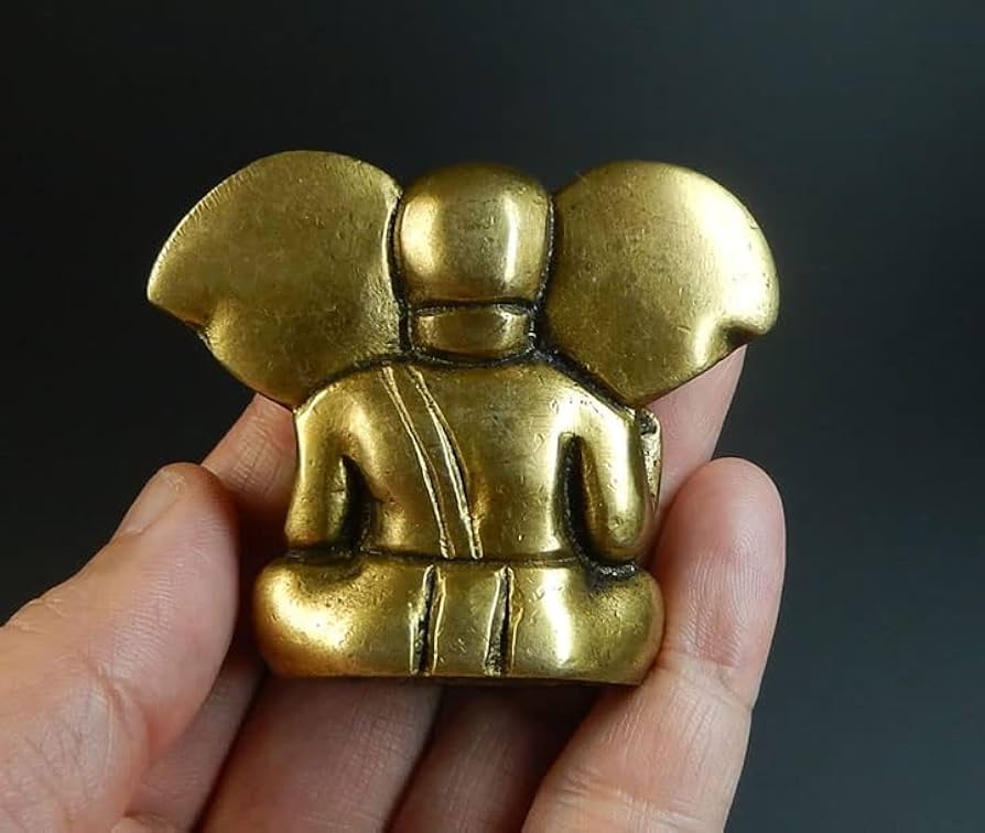 Amazon.co.jp: ガネーシャ神彫像【商売繁盛・金運・財運・成功