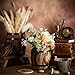 GlikCeil 2 Pcs Wood Wine Barrel Vase 8