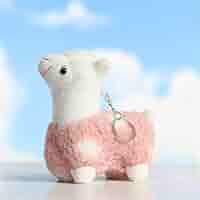 Amazon.co.jp: RWZB かわいいキーホルダー動物の馬ぬいぐるみ