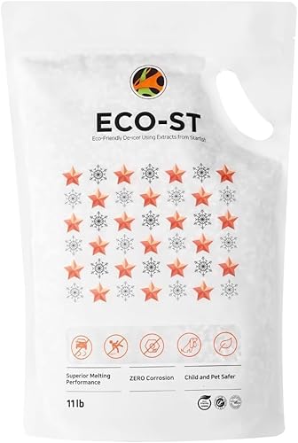 Star'sTech ECO-ST - Derretimiento de hielo con extracto de estrella de mar, seguro para concreto, ecológico y seguro para mascotas, derretimiento de