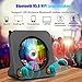 Gueray Portable CD Player, Bluetooth CD Kpop Player for Desktop with HiFi Sound Speaker, FM Radio CD Music Player for Home with Remote Control, Dust Cover, LED Screen, Support AUX/USB, Headphone Jack