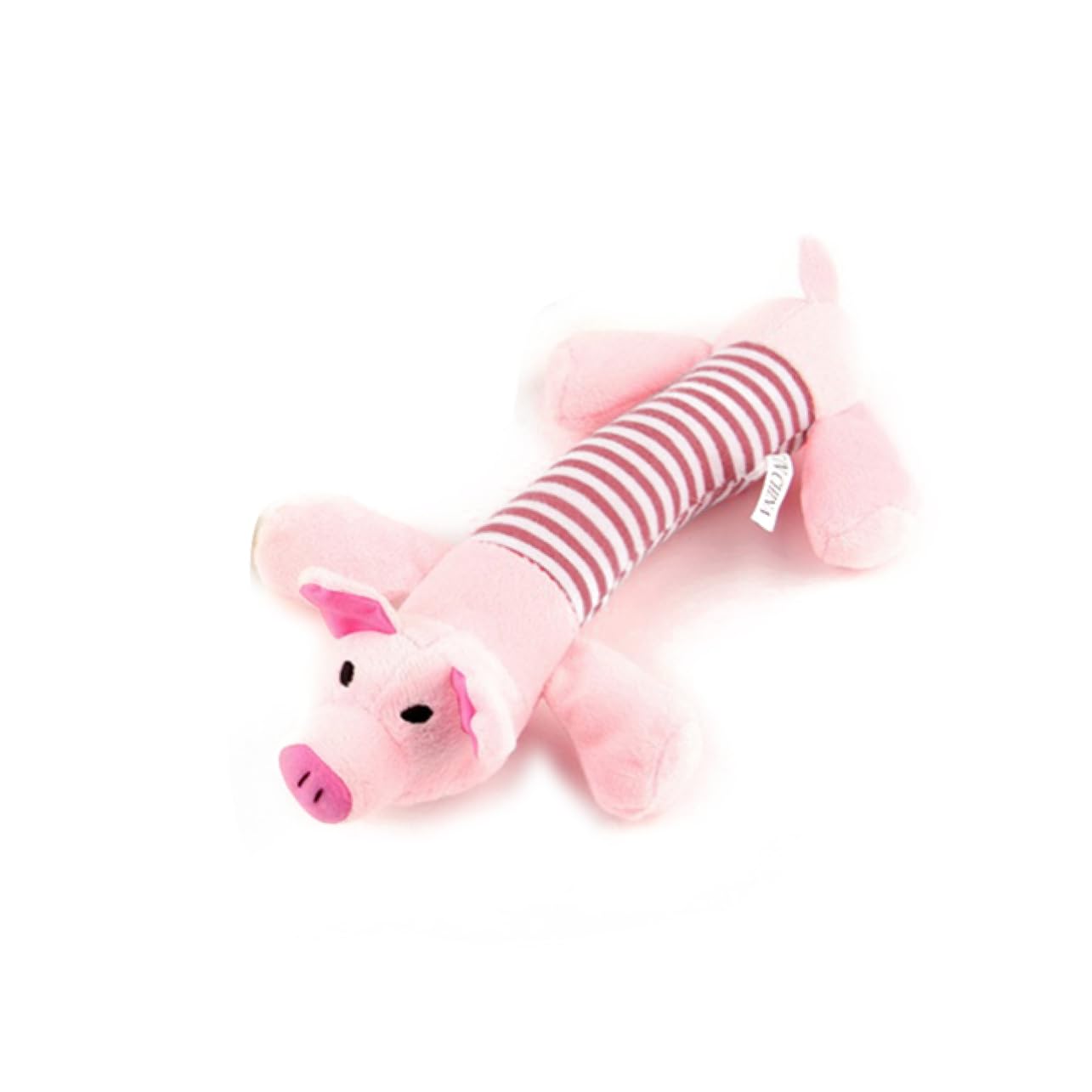 Housoutil Jouet à Mâcher Couineur en Peluche Rose Forme Cochon pour Chien | Peluche Sonore, Usage Jeu et Lancer, Style Adorable, Couleur Aléatoire