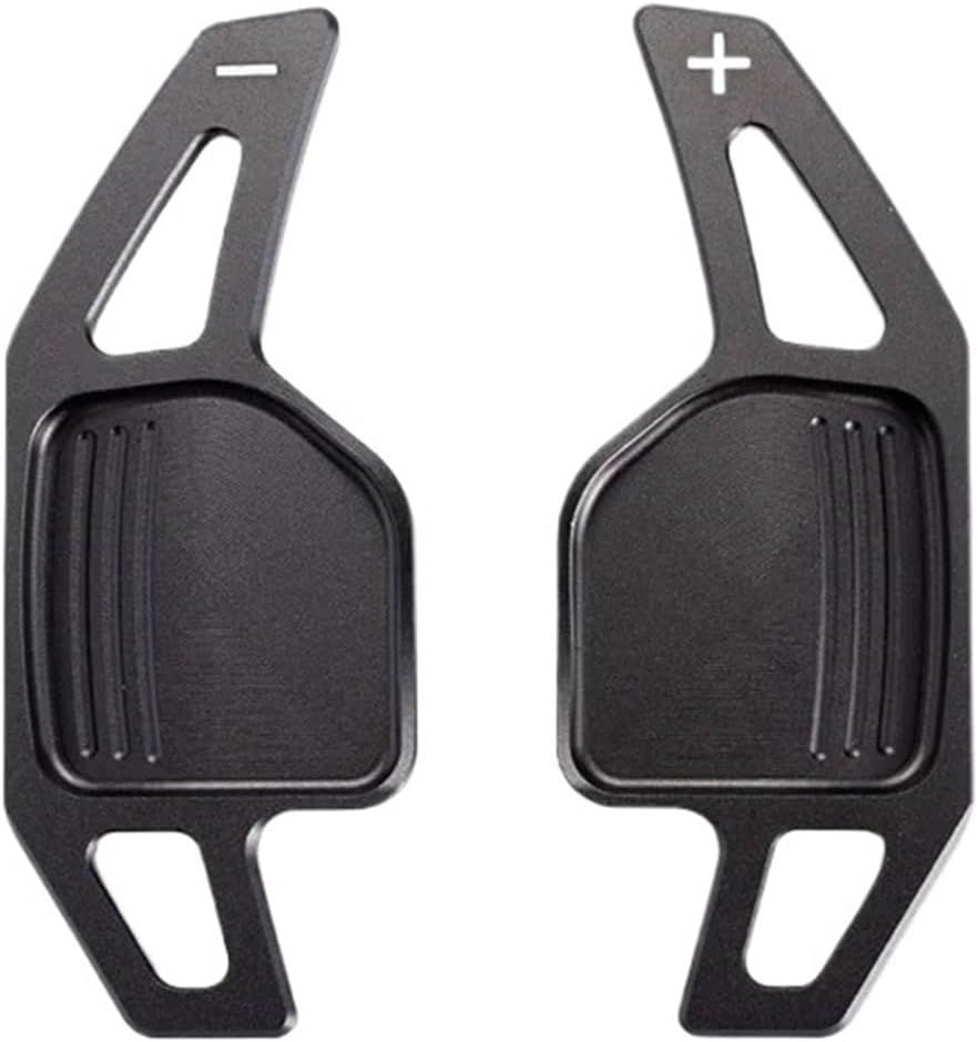 Aluminum Steering Wheel Paddle Shifter Extension A4 B8 A3 8P S3 A5 A6 S6 C6 Q5 A8 R8 TTS MK2 8J Avant Car Styling(for Type A Black)