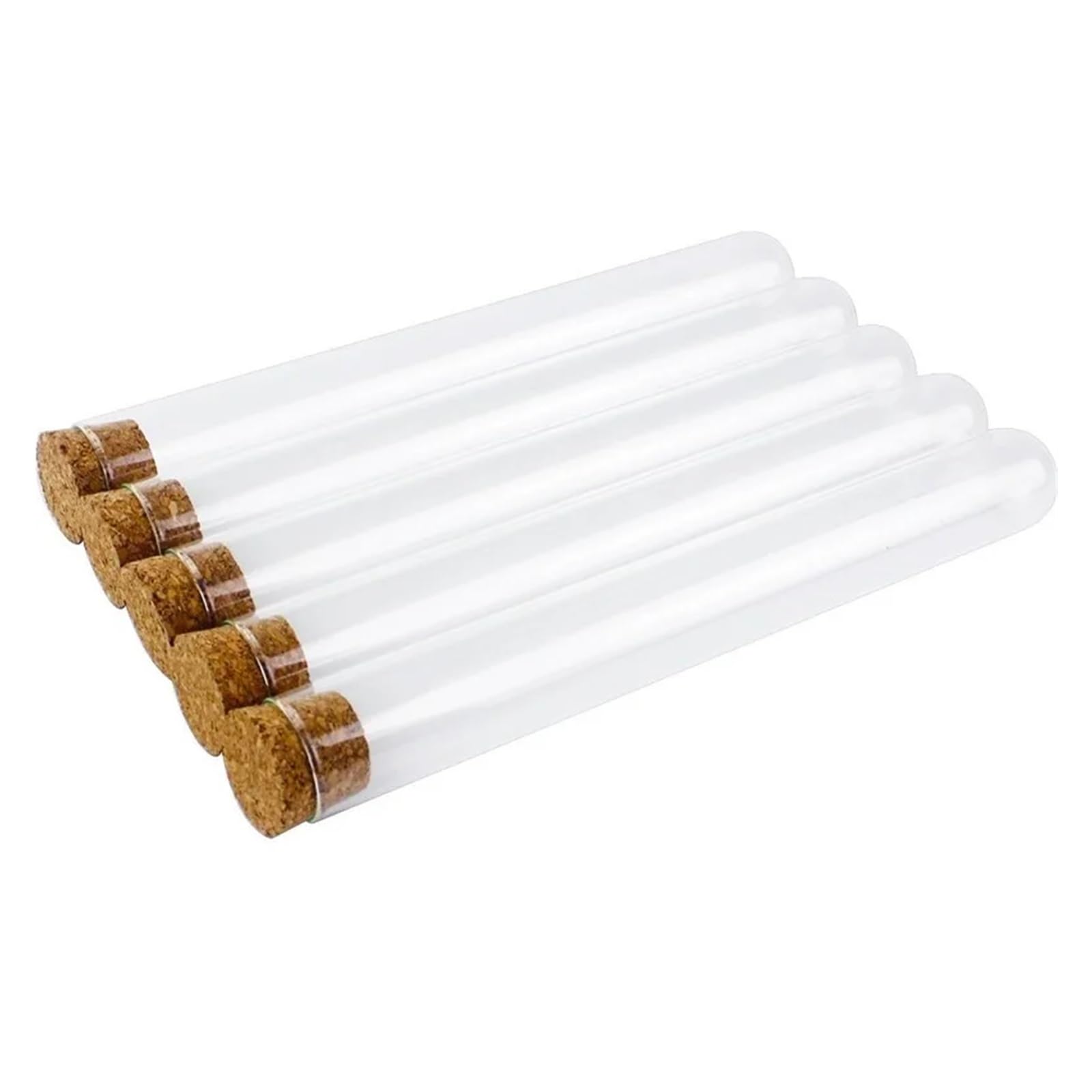 Tubos De Ensayo 15 unids/pack 80 ml 25 × 200 mm tubos de ensayo de vidrio con tapón de corcho y 1 cepillo