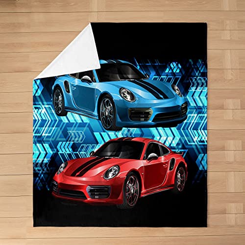 Feelyou Race Cars Flannel Fleece Throw Blanket #TOP21