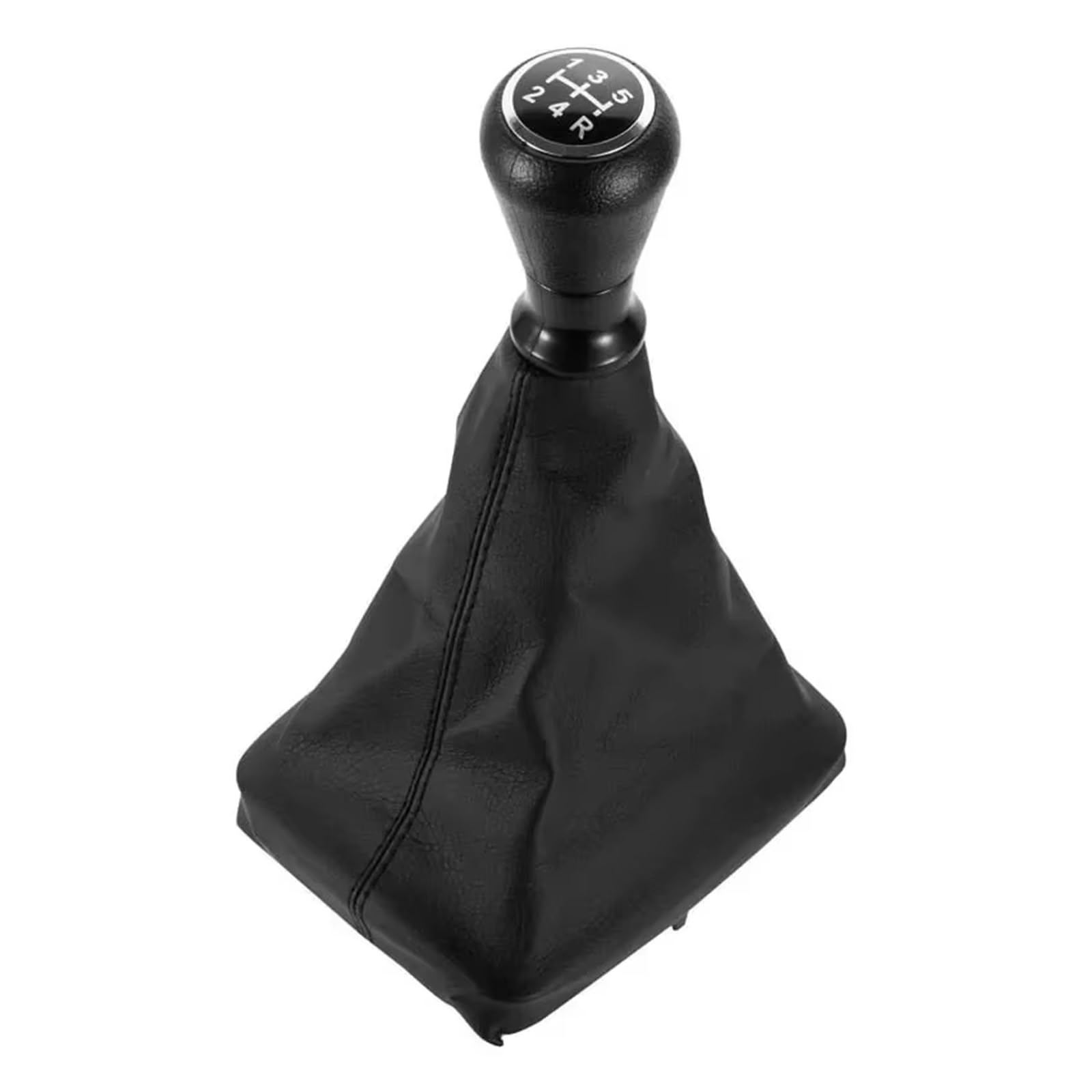 GHQFROP Transmission Gear Shift Knob for Peugeot 206 2005-2008 5-Speed Car Gear Shift Knob Shifter Lever Handball Stick Gaiter Boot Cover Car Gear Stick Knob