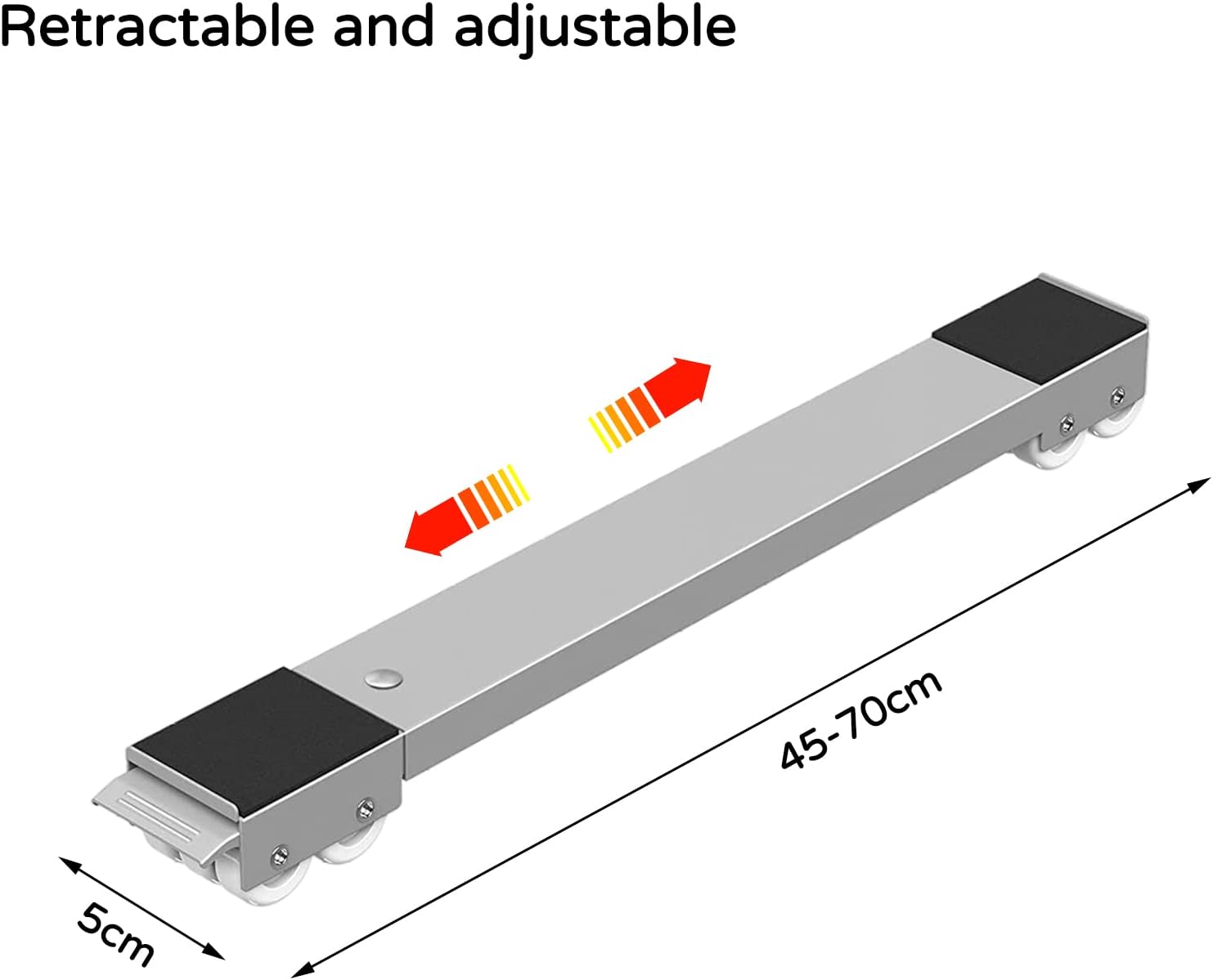 Furniture Moving Tools Furniture Lifter Remover Tool Set Furniture Moving Wheel Slide Slider Dolly 2pcs 360 Degree Rotation Extendable Lifter Roller with Lifter Moving Heavy Tools Suitable for