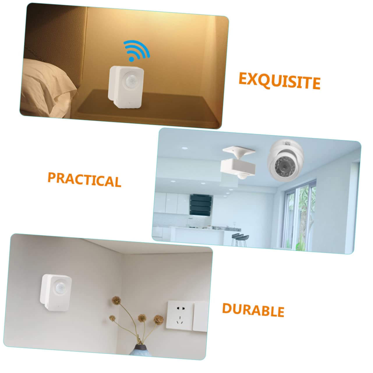Intelligenter WLAN Pir Bewegungsmelder Sensor für Zuhause und Alarm