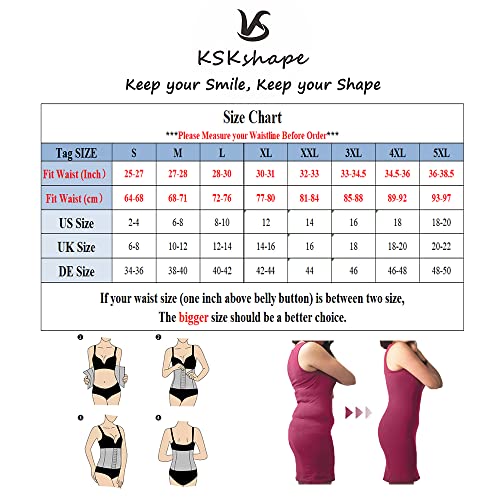 Image of KSKshape Waist Tummy Trainer Body Shaper Corset Girdle Cincher