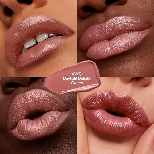 Image of Revlon Super Lustrous Lipstick, Creamy Formula For Soft, Fuller-Looking Lips, Moisturized Feel, 802 Daylight Delight, 0.15 oz