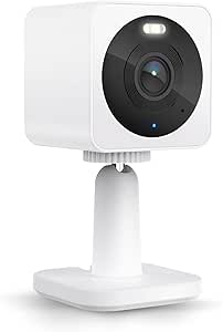 Wyze Cam OG Indoor/Outdoor 1080p Wi-Fi Smart Home Security Camera with Color Night Vision, Built-in Spotlight, Motion Detection, 2-Way Audio, Compatible with Alexa & Google, White, Free Expert Setup asin的图片