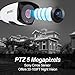 SV3C HD 5MP Poe Camera Outdoor 5X Optical Zoom & 2.7-13.5MM Varifocal Lens Surveillance Home IP Security Two-Way Audio Indoor Cam, Superior Night Vision-Sony Sensor, H265, ONVIF, Max 128GB SD Card