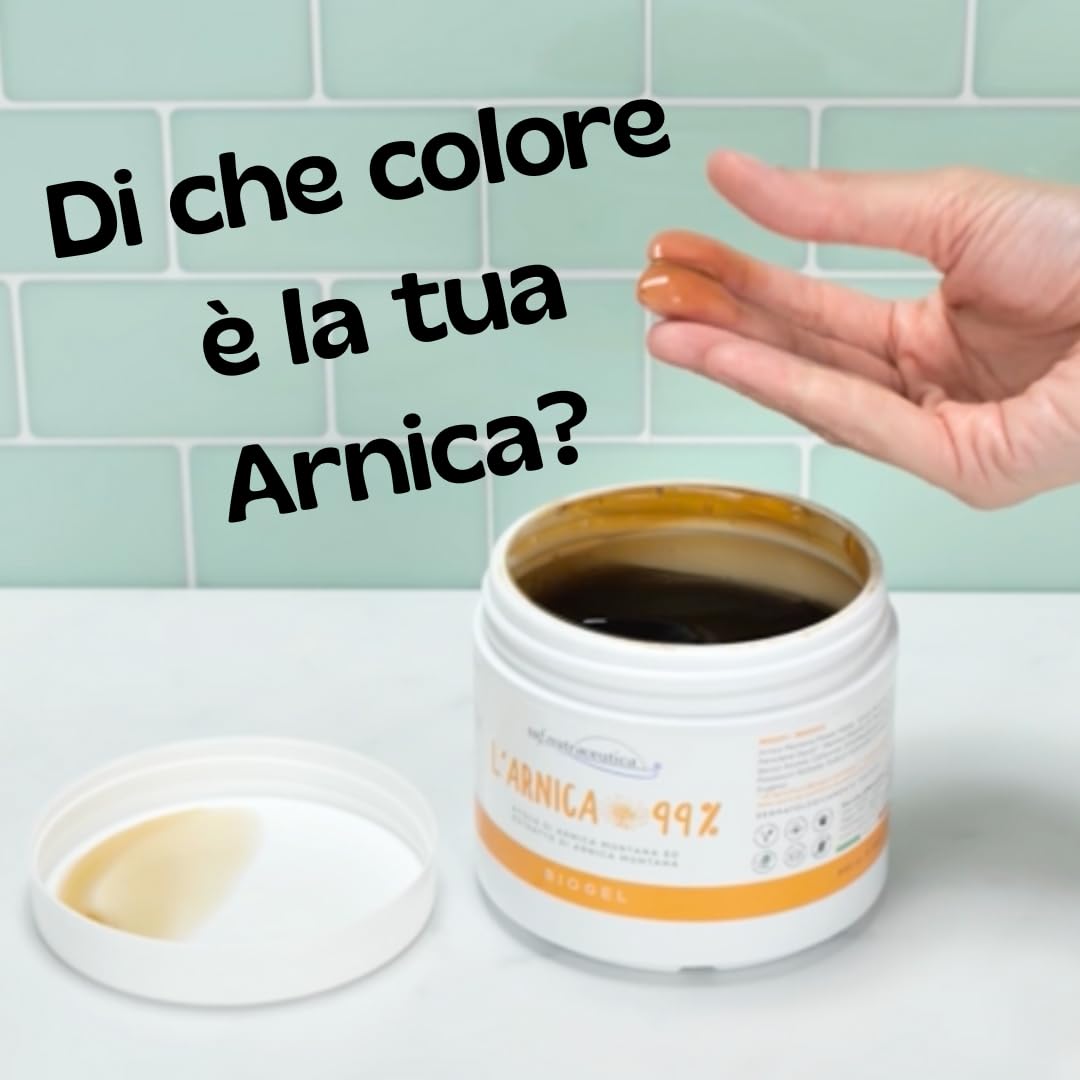 Saf.Nutraceutica - Árnica 99% para Caballos Uso Humano Biogel Extra Fuerte de Acción Rápida, 99% Natural, Superconcentrado con Tres Extractos de Arnica Montana, Dermatológicamente Probado, 500 ml