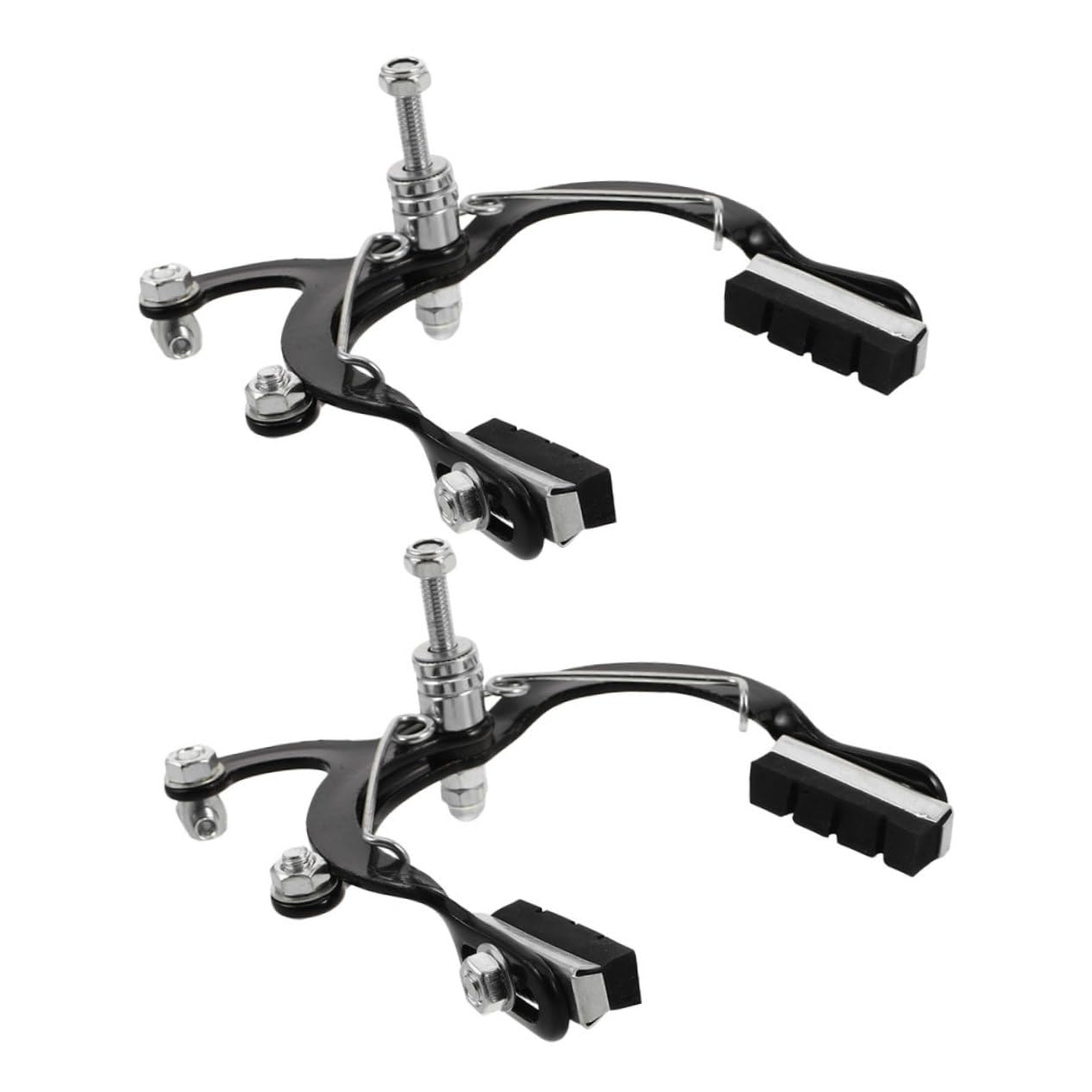 BCOATH Rim Brake Pad Set Bike Brake Caliper 2 Pack Rear Bike Brake for Mountain Road Bikes Secure Braking Easy to Carry