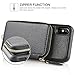 ZVE Wallet Case for iPhone Xs Max with Credit Card Holder Slot Leather Wallet Zipper Pocket Purse Handbag Wrist Strap Case for Apple iPhone Xs Max - 6.5 inch 2018 - Black
