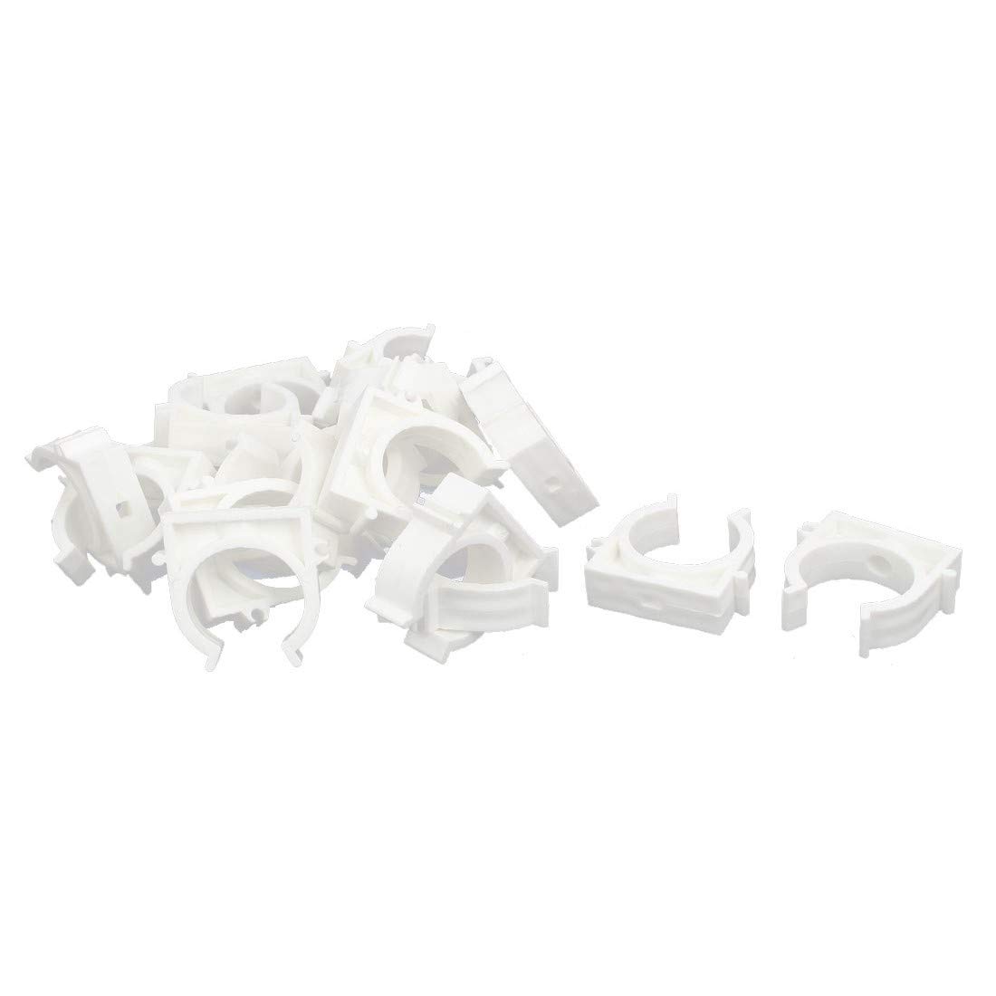 New Lon0167 20pcs 32mm Featured Dia PPR Pipe reliable efficacy Tube Clip Clamp Fittings Connectors 40mmx15mmx47mm(id:b17 af ef f46)