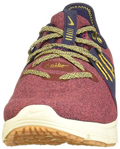 Image of Nike Men Air Max Sequent 3 PRM VST Red Crush /Wheat Gold-Blackened Blue Running Shoes-6 UK (40 EU) (7 US) (AR0253-600)