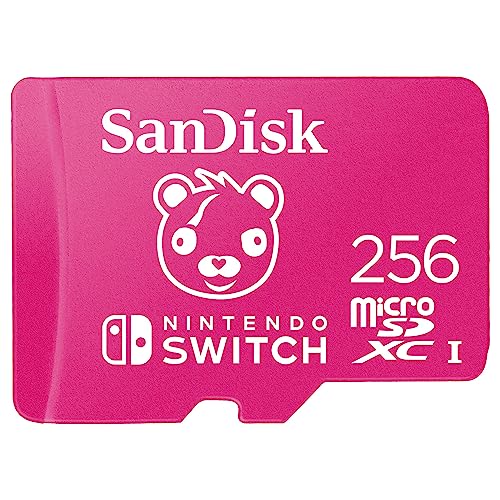 SanDisk 256 Go microSDXC, USH-I Carte, pour les consoles Nintendo Switch, édition Fortnite, jusqu'à 100 Mo/s Produit sous licence Nintendo, UHS-I, Class 10, U3 SanDisk 256 Go microSDXC, USH-I Carte, pour les consoles Nintendo Switch, édition Fortnite, jusqu'à 100 Mo/s Produit sous licence Nintendo, UHS-I, Class 10, U3