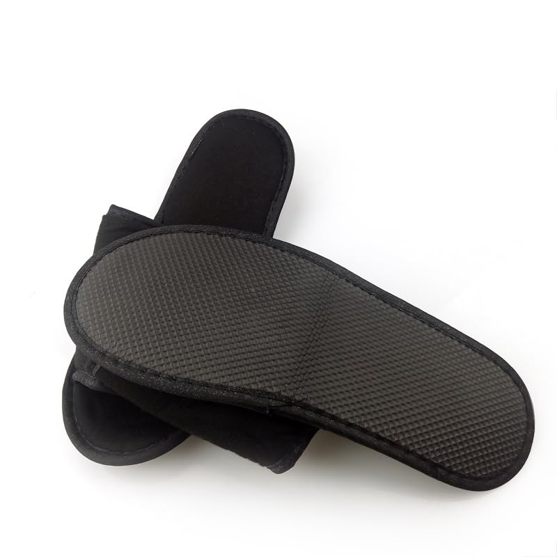 PENINSULA LOVE Portable Travel Slippers Open Toe Spa Slippers Foldable Travel Shoes Non-Slip Sandals with Bag Guest Indoor House Shoes for Men Women4