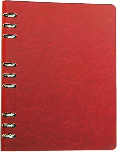 Red Large Leather Journal, Size 10.6 X 8.3 In (B5), A Refillable Leather Journal ( Binder Journal), Large Leather Notebook, a Leather Refillable Journal Notebook