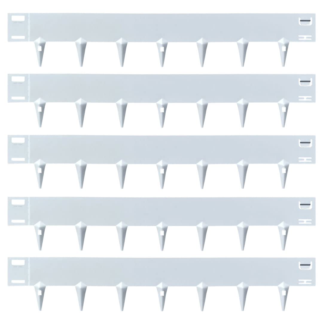 CORE EDGE Lawn Edging | Flexible Decorative Steel Edging Garden Border Edging Lawn Edging Strip Garden Border with a 100mm face height (Grey)