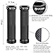 TOPCABIN® Double Lock on Locking Bicycle Handlebar Grips Cycle Bicycle Mountain Bike BMX Floding (Black)