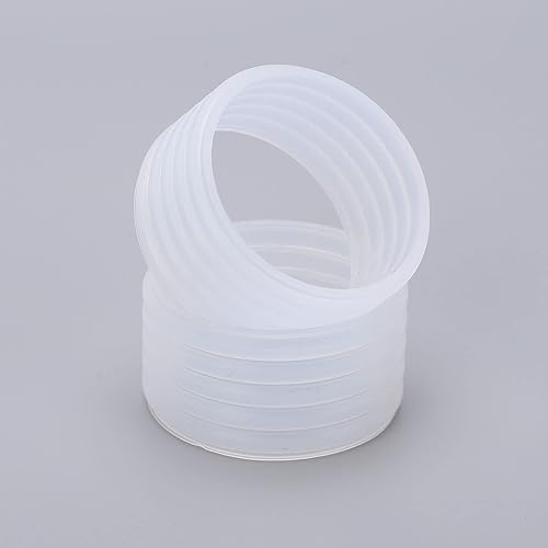 Miniatura 9 de BORDSTRACT Anillo de agarre de tenis, 2 piezas, mango de raqueta de tenis, anillo de fijación de tenis para tenis, bádminton, squash, raquetas,