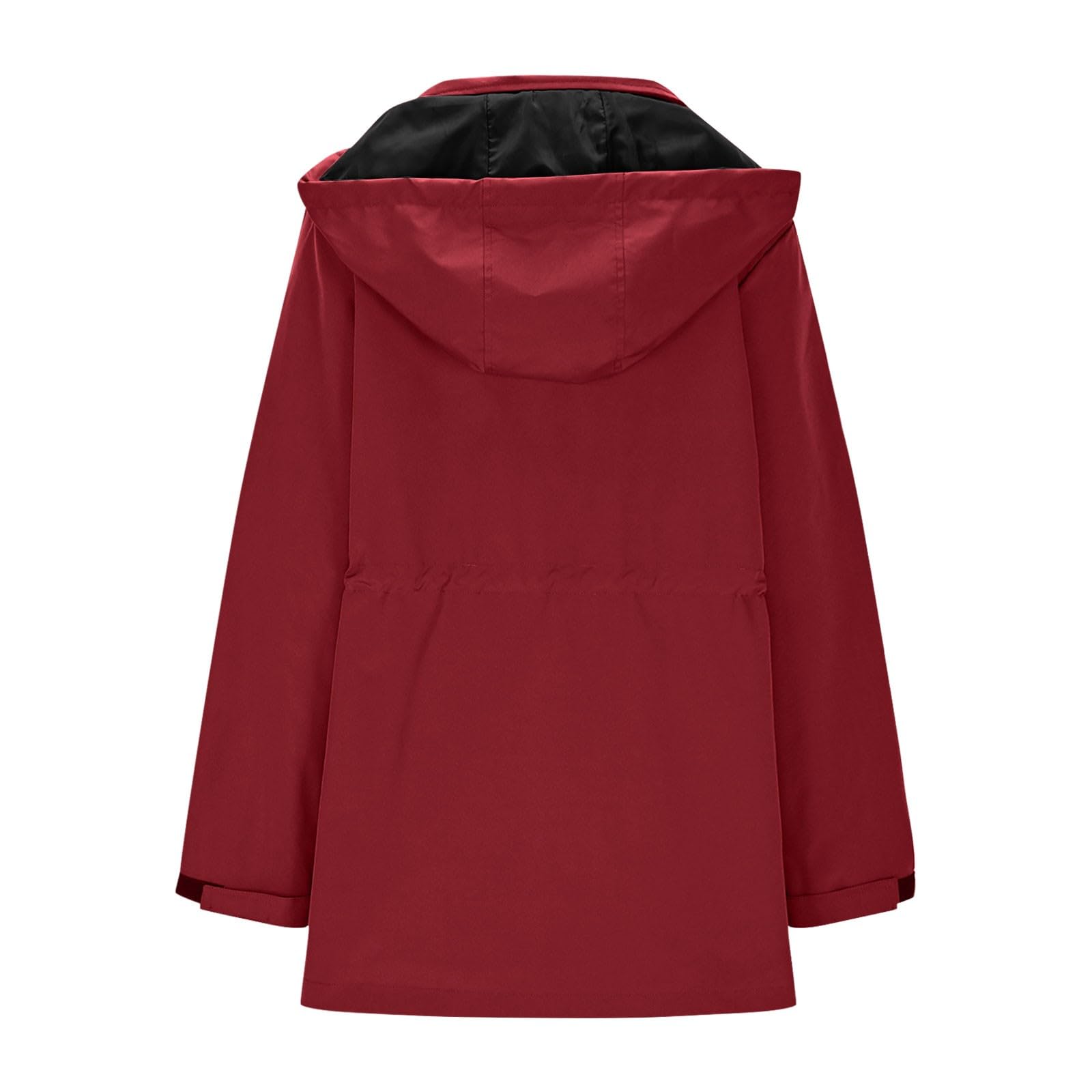 Giacca Antipioggia Traspirante Da Donna, Softshell, Impermeabile Semplice, Ripiegabile Con Cappuccio, A, Per Primavera E Autunno. Tuta Pioggia Giallo Softshell Donna Antivento Trekking