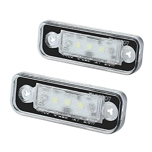 tallrik 2pcs bil LED Light License Plate Light 12V for MERCEDES-BENZ C/E Klass CLS SLK W203 5D W211 W219 R171