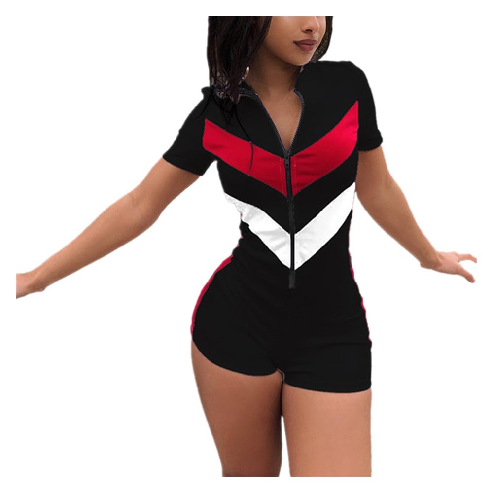 CUOREZ Mono corto deportivo para mujer primavera verano