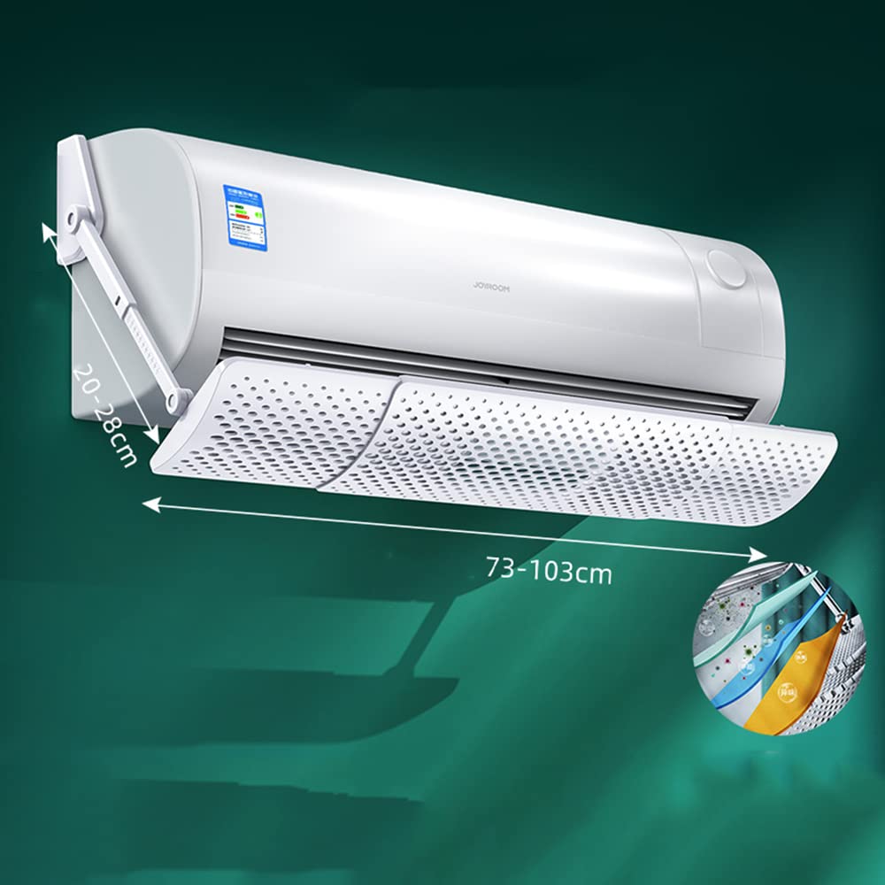 Deflettore Laterale del condizionatore d'Aria Anti-Soffio Diretto I deflettori di Ventilazione Laterali Regolabili aiutano a Raffreddare la circolazione dell'Aria di Riscaldamento