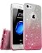 TOZO for iPhone 7 Case iPhone 8 Case, SHINY [Bling Crystal] Ultra Thin Sparkle Premium 3 Layer Hybrid TPU Soft Grip – Gradient Pink
