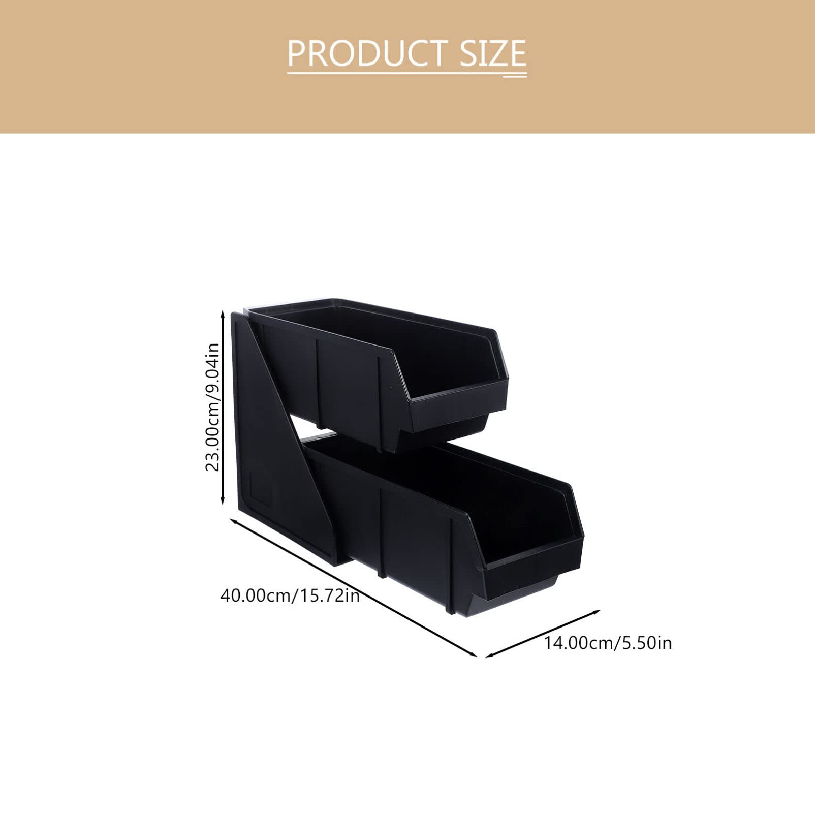 STOBAZA Bar Storage Rack Coffee Tea Bag Organizer Office Coffee Station Plastic Coffee Straws Organizer Tea Storage Organizer Coffee Bar Accessory Coffee Bar Straws Holder Coffee Organizer