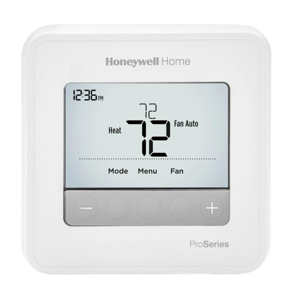 honeywell - th4110u2005/u - t4 pro thermostat, programmable or non-programmable, 1h/1c