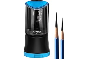 AFMAT Artist Pencil Sharpener - Ideal for Charcoal and Large Pencils, Rechargeable