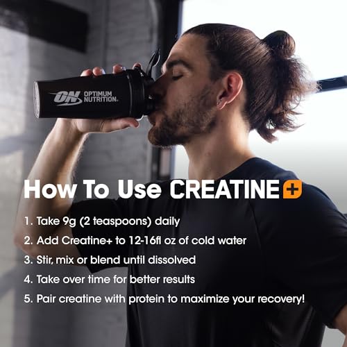 Image of Optimum Nutrition Creatine Plus Powder, Orange Passionfruit, 1.59 LB