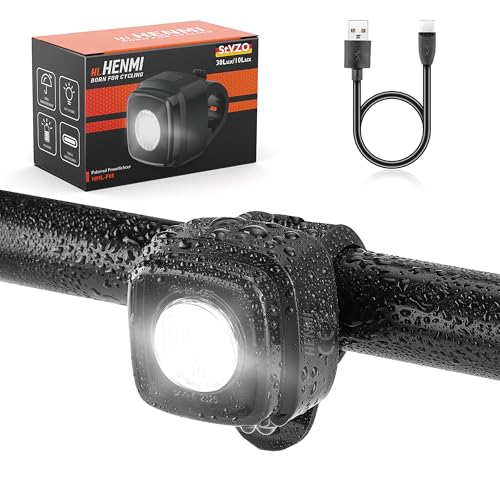 HENMI Fahrradlicht vorne, StVZO-zugelassen Fahrradbeleuchtung, USB...
