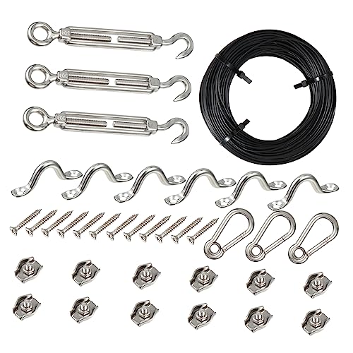 Kit guirlande lumineuse fil de fer pour suspension de jardin Gatuida