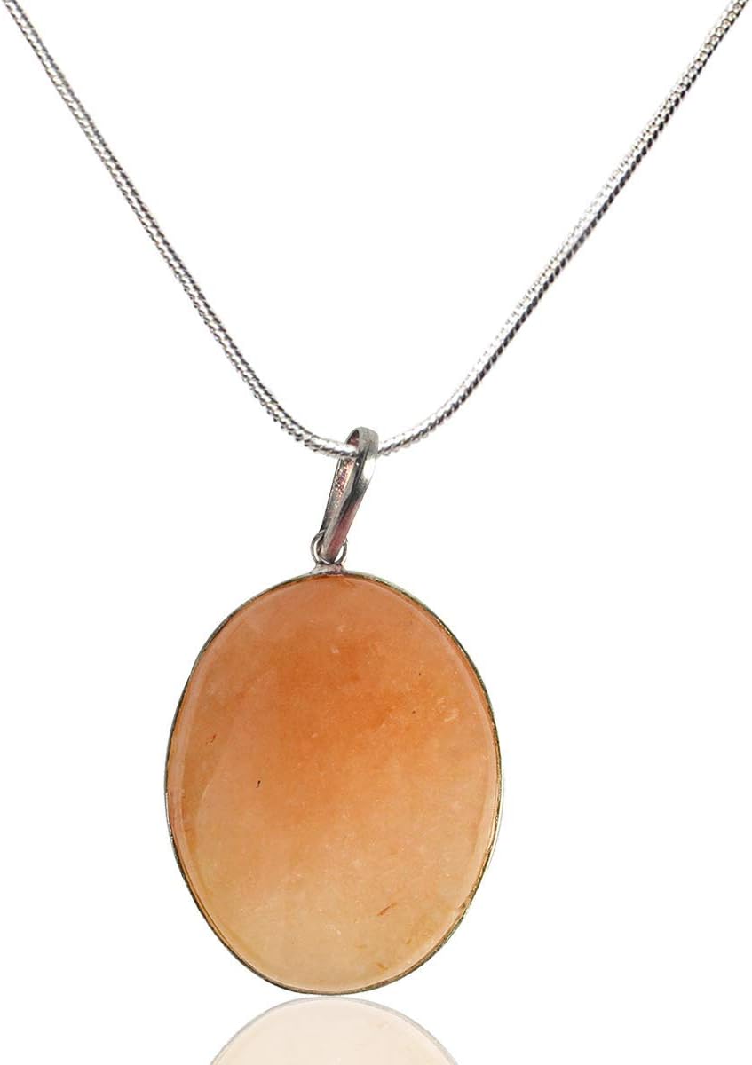 Natural Crystal Stone Pendant with Certificate (Citrine)