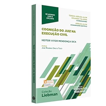 Capa do livro Cognição do Juiz na Execução Cível - Coleção Liebman