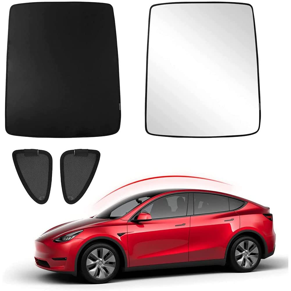 pour Tesla Model Y 2020 2021 2022 Pare-Soleil FenêTres Voiture Auto Pare Soleil FenêTre Bloquer Anti Les Rayons Uv Protection Uva Maximale BéBéS Enfants Et Animaux