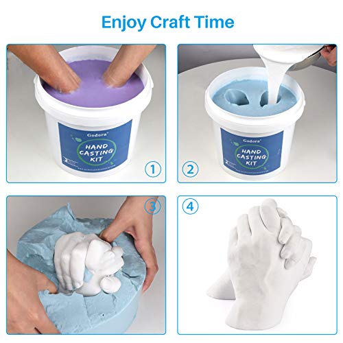 Hand Casting Kit Couples & Molding Kits for Adults, Wedding, Friends