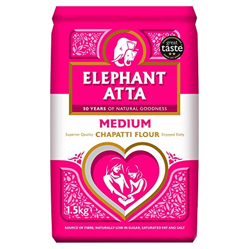Elephant Atta Medium Chapatti Flour, 1.5kg
