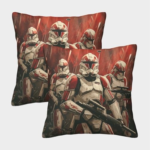 GAOYUCHUN Star Wars Kissenbezüge 2er-Set Innen Deko Kissenbezug Für...