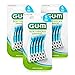 GUM SOFT-PICKS ADVANCED Scovolini Interdentali in Gomma / Per Rimuovere Placca e Residui di Cibo / Raggiunge facilmente anche i denti posteriori / Misura Small / 3 Confezioni da 60 pz