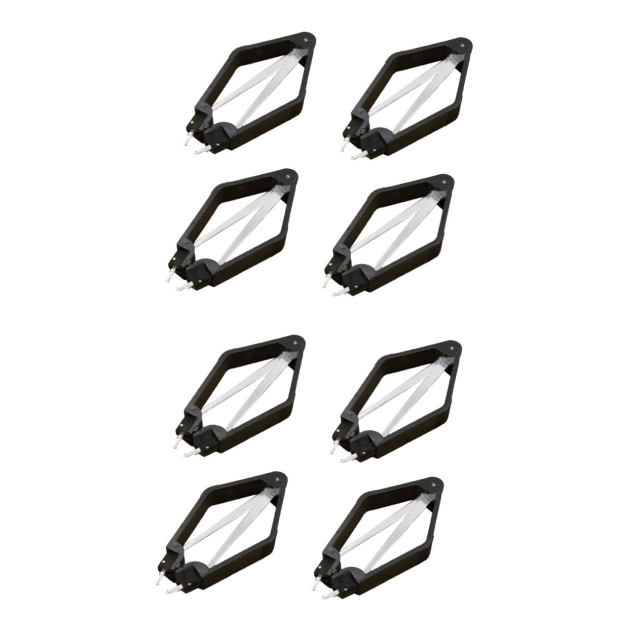 Balacoo 2sets Ic Chip Desoldering Tool Professional Extractor Pickup Chip Plcc Rom Puller Tiny Tweezers Ic Clip 4pcs*2