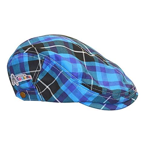 Royal & Awesome Blue Plaid Golf Cap Cover
