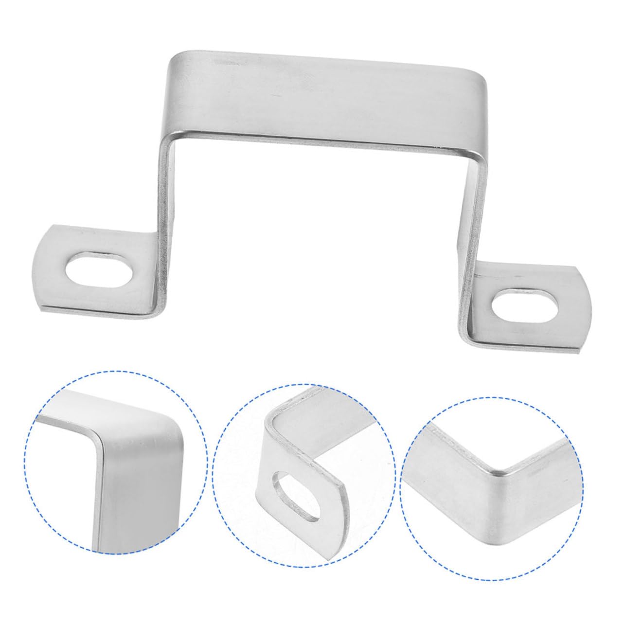 4 ensembles Collier De Serrage Carré Pour Conduit Collier De Serrage Pour Tuyau Pour Tuyau Flexible Fixation Pour Support De 8 pièces * 4