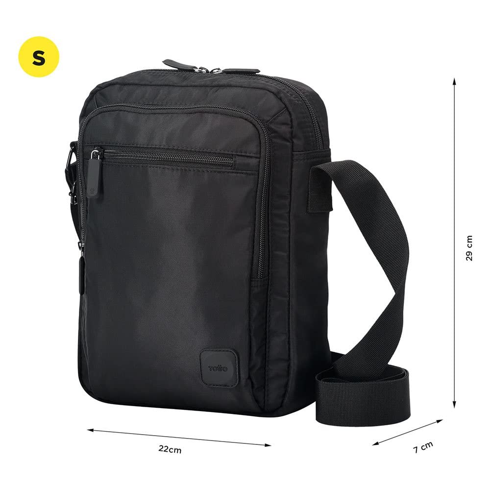 TOTTO, Męska torba na ramię Bayonne Unisex dla dorosłych, czarny