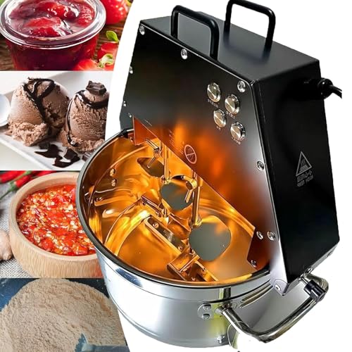 Mezclador de alimentos automático comercial con velocidad variable, capacidad de 10 litros, para calentar y mezclar salsas, sopas y condimentos